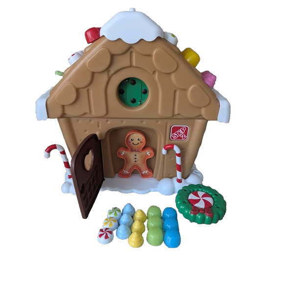Step2 Other - Step2 My First Gingerbread House Christmas Playset Lights & Music **READ**